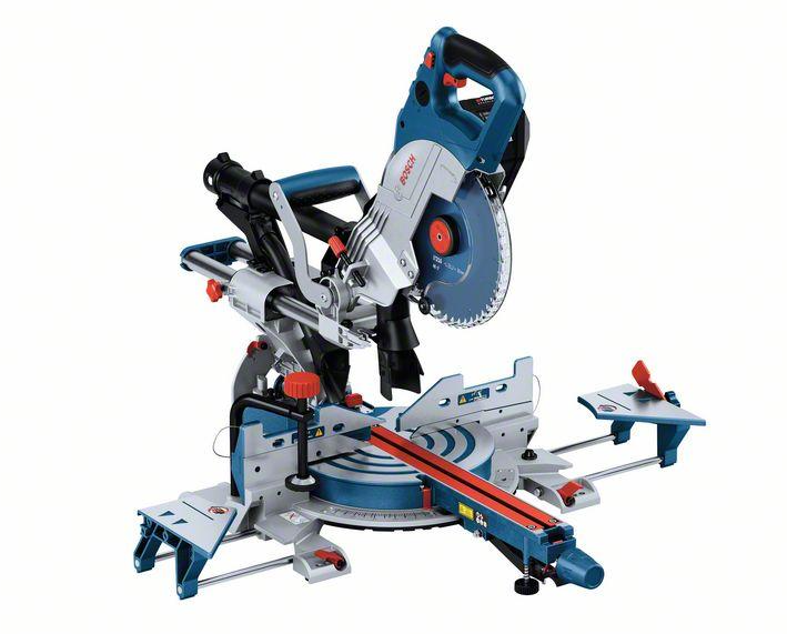 Bosch Blauw GCM 18V-216 DC Accu Afkortzaag | 216 mm | Zonder accu&apos;s en lader - 0601B47001