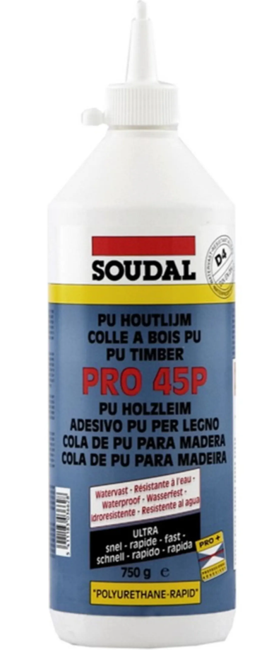 Soudal 108765 SNELLE PU HOUTLIJM - 108765