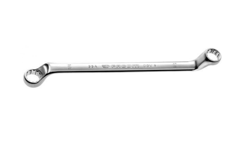 Facom Dubbelgebogen 12-Kant Ringsleutel 1&apos;X1&apos;1/16 - 55A.1PX1P1/16 - 55A.1PX1P1/16
