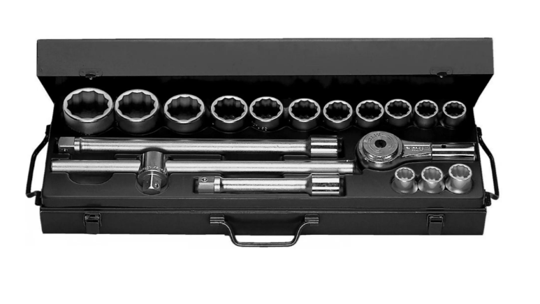 Facom doppen set 3/4&apos; 12 kant 19-55mm - K.436E