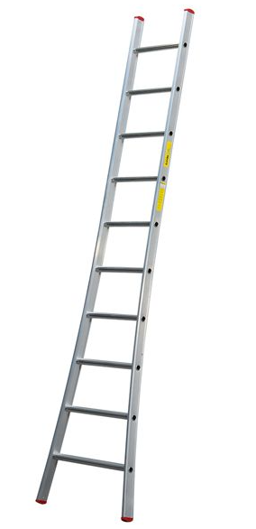Little Jumbo Enkele ladder SuperPRO met uitgebogen bomen 18 sporten 1250200118