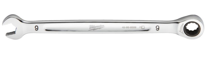 Milwaukee Accessoires Maxbite Ratel Sleutel Metrisch 9mm - 1st - 4932471502