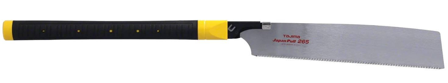 Tajima Japanse zaag/fijntrekzaag | bladlengte 265 mm totale lengte 600 mm | rechte greep | 1 stuk - JPR265FBR - JPR265FBR