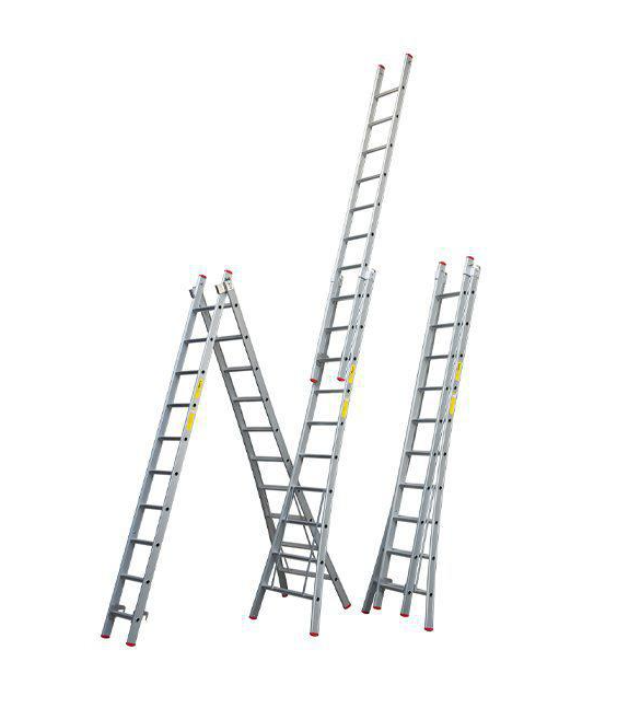 Little Jumbo Reformladder SuperPRO geanodiseerd uitgebogen bomen - 2x7