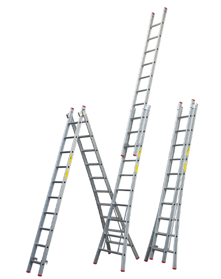 Little Jumbo Reformladder SuperPRO geanodiseerd uitgebogen bomen 2x10 1250400210