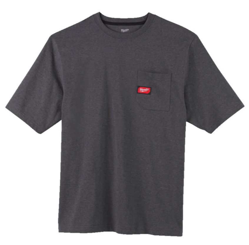 Milwaukee WTSSGR M T-shirt Work short sleeve grey M 4932493009