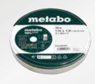 Metabo 10x Doorslijpschijven | SP 115x1x22,33 | Inox | TF 41W - 616398000