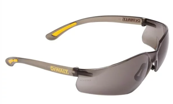 DeWALT veiligheidsbril DPG52-PD EU - Anti condenscoating - Smoke glas - Zwart