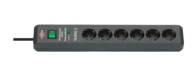 Brennenstuhl Stekkerdoos | 6 Gats | 45 cm | 3 m | Antraciet | 1159540376 - 1159540376