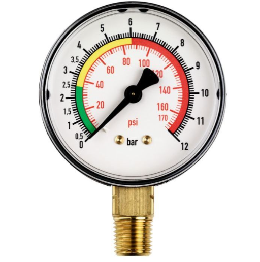 Metabo Accessoires Manometer bandenvuller RD 63 R 1/4" 0-12 bar - 901026815