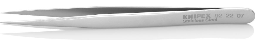 Knipex Pincet r.v.s., antimagn. zuurvast 115 mm - 922207