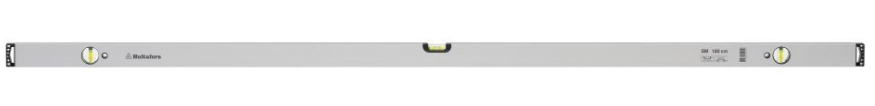 Hultafors Waterpas SM 180 aluminium 1800 mm - HU405941 HU405941
