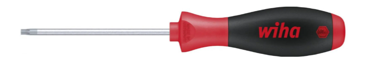 Wiha Schroevendraaier | maat T 15 | klinglengte 80 mm | meercomponentengreep | ronde kling | 1 stuk - 01291 01291