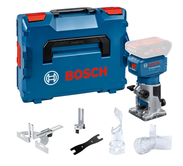Bosch Blauw GLF 18V-8 Professional Accu Kantenfrees | 18V | Zonder accu en lader | In L-BOXX 136 06016C6001