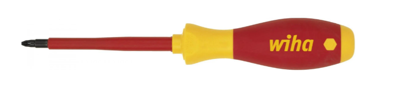 Wiha Schroevendraaier | maat PZD 2 | klinglengte 100 mm VDE geïsoleerd | 1 stuk - 00879 - 00879