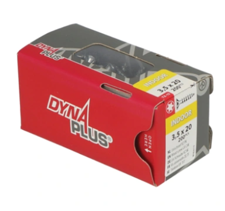 Dynaplus Unischroef Vz Pk Torx TX15 3.5X20 | 200 stuks - 0281.01.17001