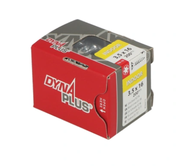 Dynaplus Unischroef Vz Pk Torx TX15 3.5X16 | 200 stuks - 0281.01.16701
