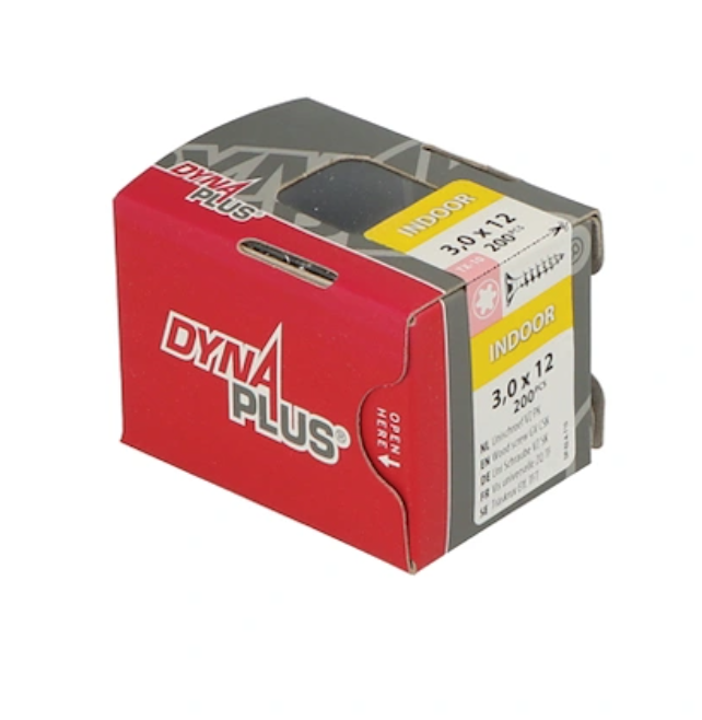 Dynaplus Unischroef Vz Pk Torx TX10 3.0X12 | 200 stuks - 0281.01.12401