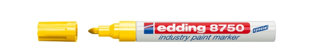Edding Industriële lakmarkering | geel | streepbreedte 2-4 mm ronde punt | 10 stuks - 4-8750005 4-8750005