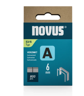 Novus 042-0776 Niet | fijne draad A 53 6mm | 800 stuks 042-0776