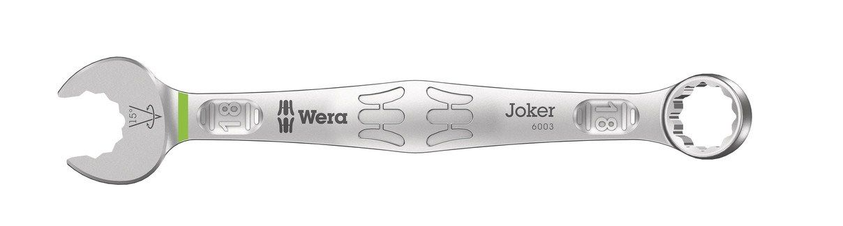 Wera Ring-steeksleutel | SW 18 mm lengte 210 mm | model A | gelegeerd gereedschapsstaal | 1 stuk - 05020209001 05020209001