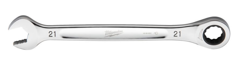 Milwaukee Accessoires Maxbite Ratel Sleutel Metrisch 21mm - 1st - 4932471514