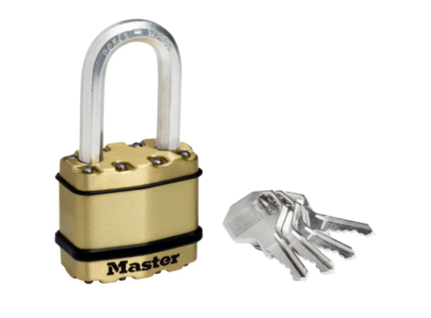 Masterlock Hangslot Excell 45mm, b. 38mm, O8mm - M1BEURDLF M1BEURDLF