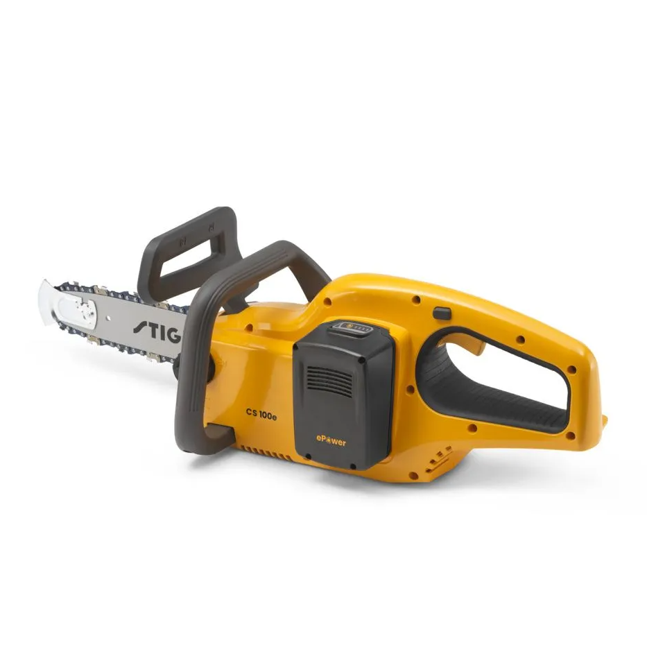 Stiga CS 100e | Accu Kettingzaag | 1 serie | 0,7 kW | inductie | 25 cm | 15 m/sec | exclusief accu en lader - 271400001/ST1