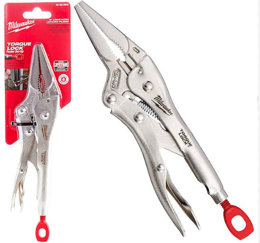 Milwaukee Accessoires Vergrendel klem | 9" | Torque Lock | Long Nose | 1 stuk - 4932471733
