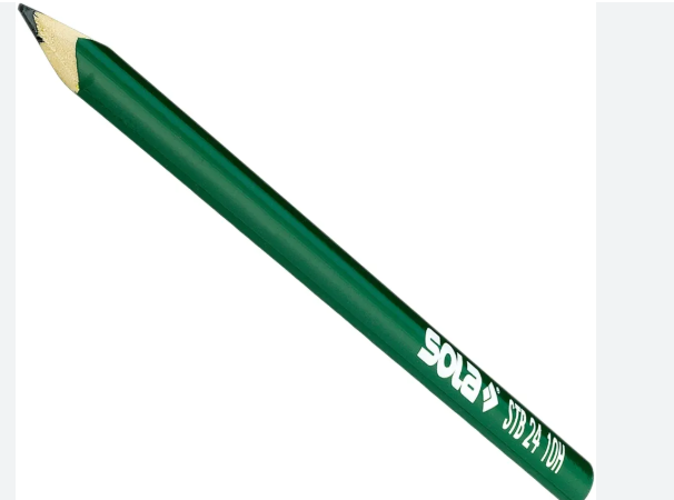 Sola Steenhouwerspotlood STB24, 24cm 10H groen (in doos van 100st.) - 66011020 - 66011020