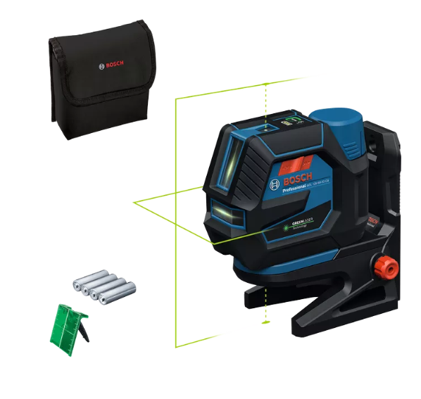 Bosch Blauw GCL 12V-50-22 CG Professional Lijnlaser | 4x batterij 1,5V LR6 (AA) | In Tas - 0601066S00