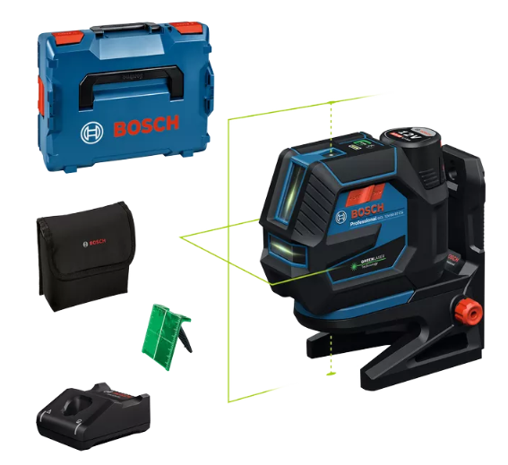 Bosch Blauw GCL 12V-50-22 CG Professional Lijnlaser | in L-BOXX 136 met 1 x accu GBA 12V 2.0Ah - 0601066S02