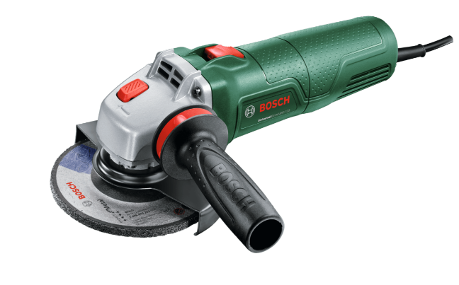 Bosch Groen Haakse slijper UniversalGrind 850-125 (Handgreep vibration control, beschermkap, clip-on beschermkap) - 06033E2100