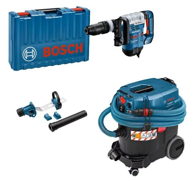 Bosch Blauw Toolkit Combipack GSH 5 CE + GAS 35 M AFC + GDE Max (BE) (GSH 5 CE, GAS 35 M AFC, GDE Max) - 0615A50053