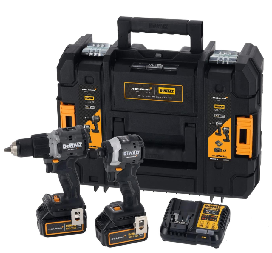 DeWalt DCK200MP2T - Mclaren Limited Edition 18V XR Combiset | DCD85M en DCF85M - DCK200MP2T-QW