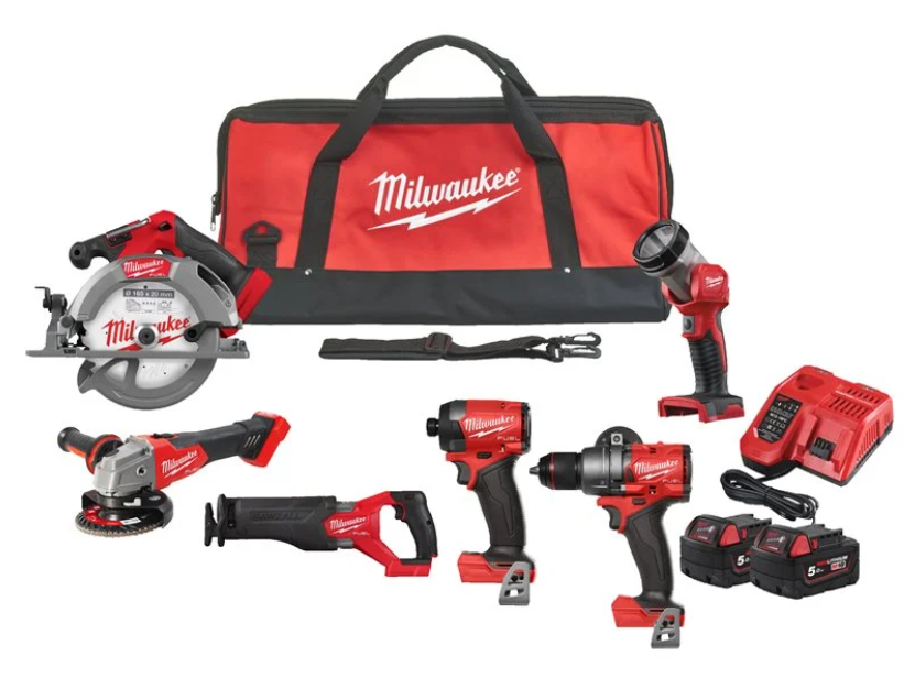 Milwaukee M18 FPP6G3-502B M18 FUEL™Power Pack | 18V | 5.0 Ah Li-Ion | In Tas - 4933498658