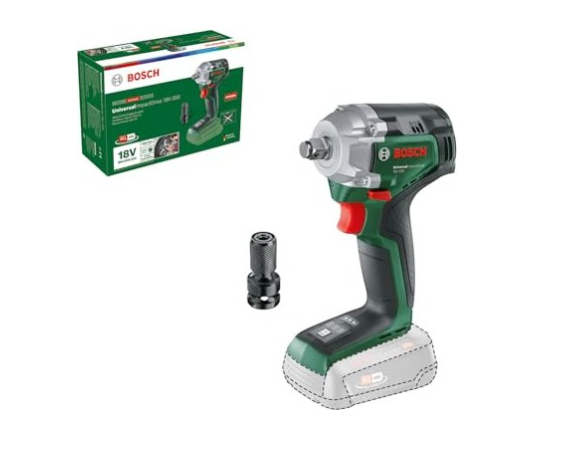 Bosch Groen UniversalImpactDrive 18V-350 Accuslagschroevendraaier | Exclusief Accu&apos;s en Lader - 603980304