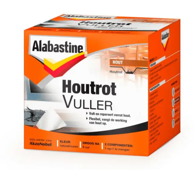 Alabastine Houtrotvuller 500Gr - 5096023 - 5096023