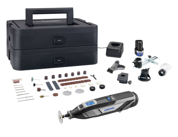 Dremel 8240-5/65 Platinum 12V Accu Multitool Set | Incl. 2 x 2 Ah accu + lader | In koffer - F0138240JP