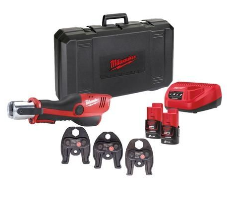 Milwaukee M12 ONEHPT-202C M-Set | M12™ hydraulische subcompactperstool - 4933481033