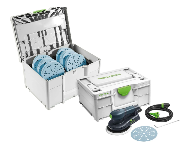 Festool ETS EC 150/5 EQ-SYS GR Excenterschuurmachine SYS-STF D150 GR-Set in Systainer - 578272