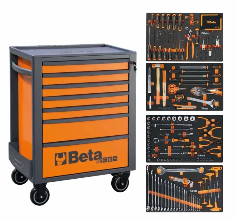 Beta 2400 Rsc24/7 Vis-Wagen + 224-delig Assortiment - 024004037