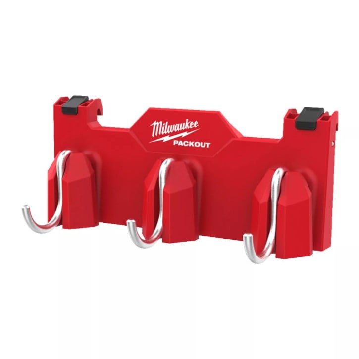 Milwaukee PACKOUT Zijmontage 3-haaks rail - 4932498650