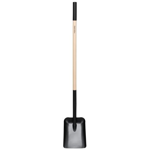 Fiskars Solid Schep met Houten Steel en I-Handgreep FSC - 1066724 afbeelding