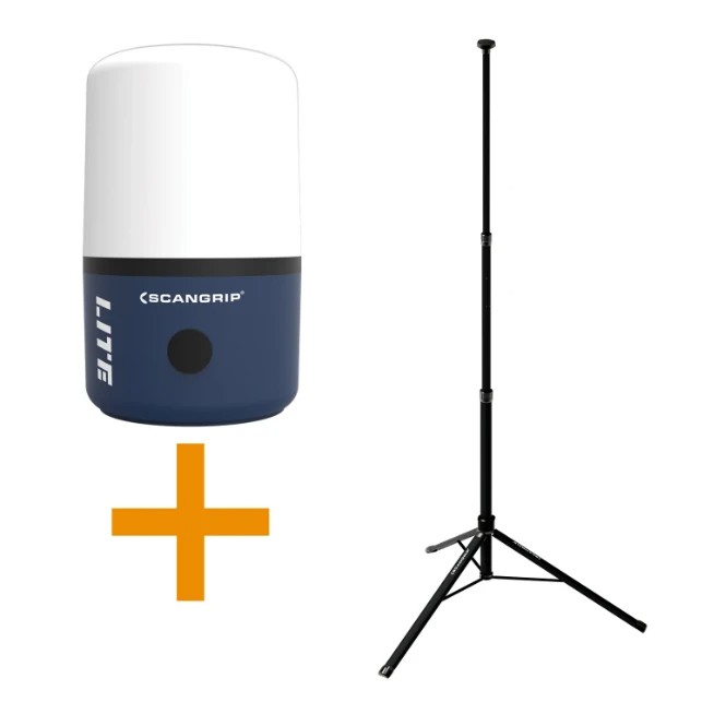 Scangrip Werklampset Area Lite CO + statief - 49.0441