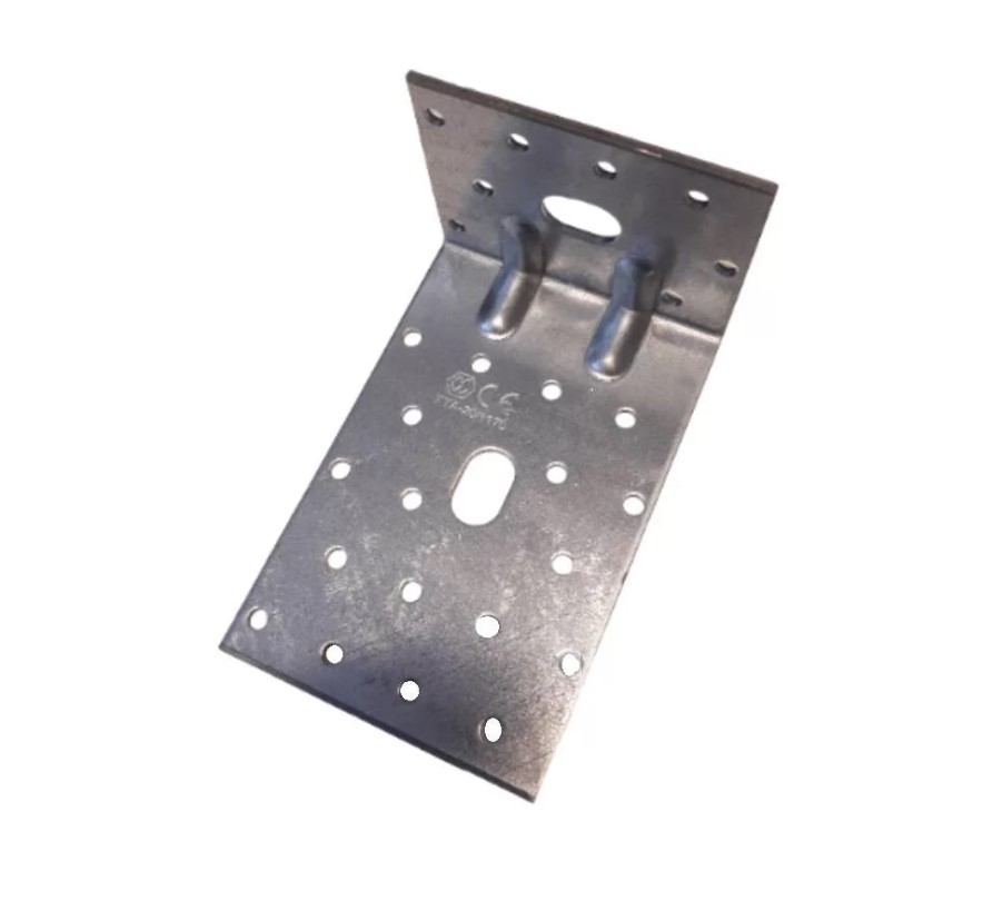 Waelbers Hoekanker met 2 ril 160x60x75mm, sendzimir (SV) - 50 Stuk(s) - 490154.11