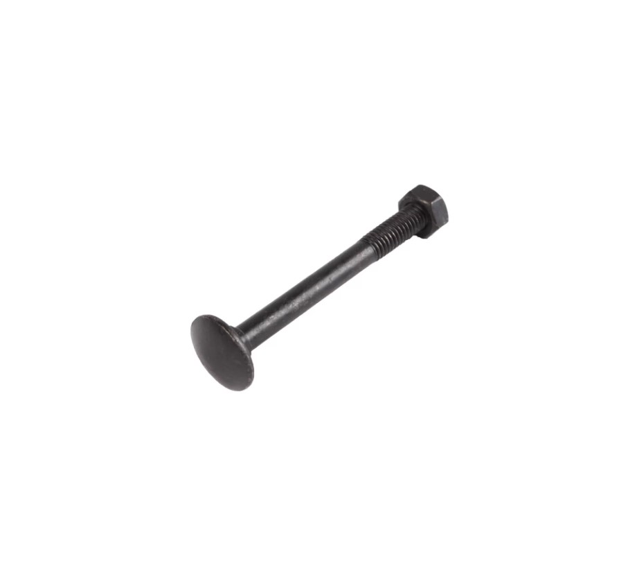 Waelbers Slotbout M8x80mm + Moer M8 zwart - 25 Stuk(s) - 9687.09