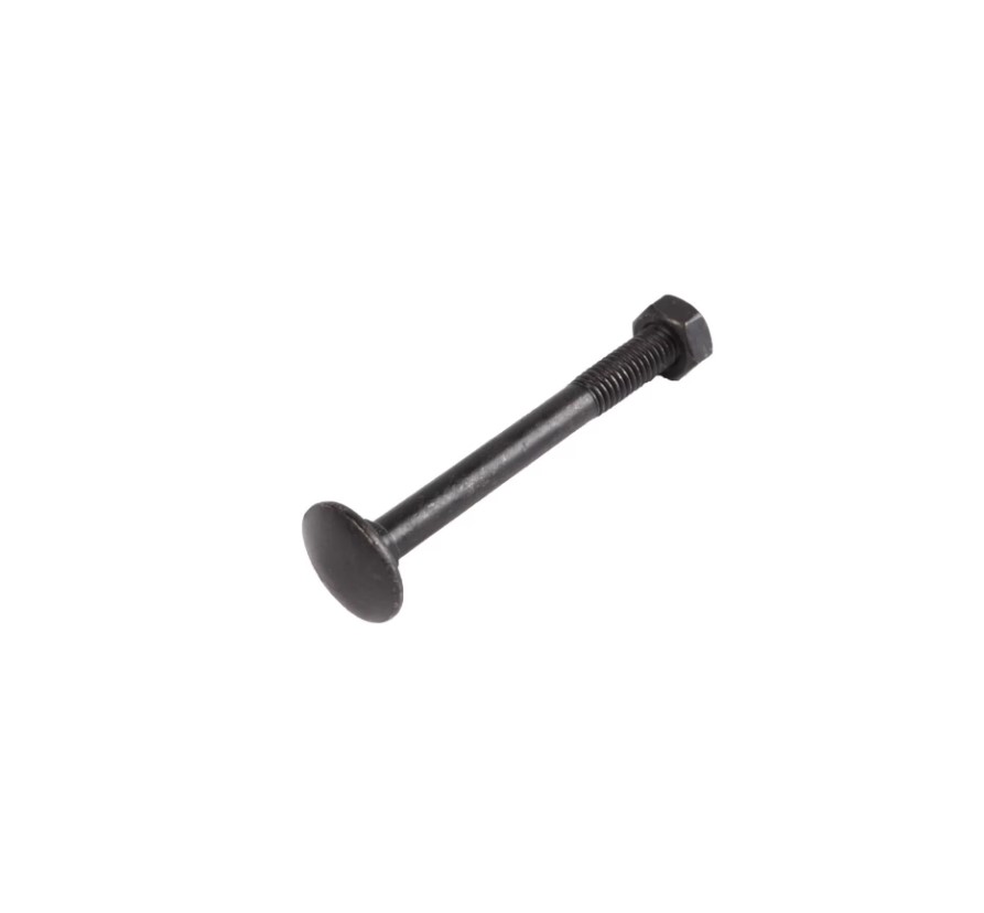 Waelbers Slotbout M8x70mm + Moer M8 zwart - 25 Stuk(s) - 9677.09