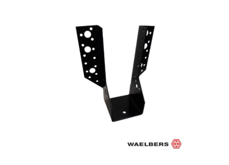Waelbers Raveeldrager zwaar 440/63x188,5mm zwart - 10 Stuk(s) - 8727.32