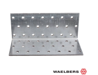 Waelbers Verbindingshoek, blauw verzinkt 100x100x100mm - 50 Stuk(s) - 448504.11